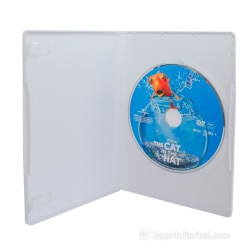 DVD Replacement Case. White. Holds